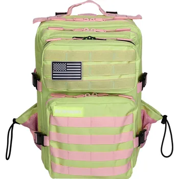 Sportovní taška ELITEX TRAINING Taktický batoh 25L 25 LITRŮ ZELENÁ|ŽLUTÁ