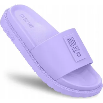 Dámské pantofle Dámské NAZOUVÁKY papuče BIG STAR LL274426 fialové, velikost 41