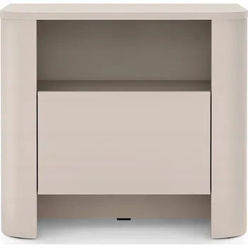 Noční stolek Noční stolek Noya v barvě Kašmír se zaoblenými hranami