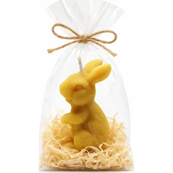 Svíčka Bzukot Svíčka ze včelího vosku - zajíc