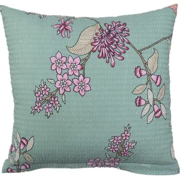 DADKA VRACOV Povlak na polštář krep Klaudie zelená Rozměr: 40x50