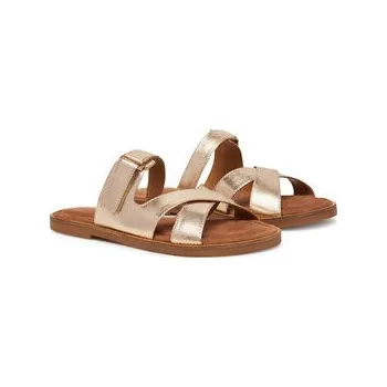 Dámské pantofle Nazouváky Marco Tozzi 2-27109-44 Zlatá 39