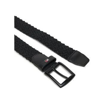 Opasek Pánský pásek Tommy Hilfiger Denton 3.5 Elastic AM0AM12243 Černá 100