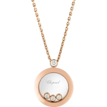 Náhrdelník Zlatý Přívěsek Chopard Happy Diamonds 793929-5201