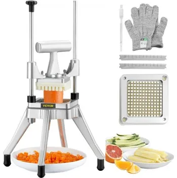 Kráječ zeleniny Komerční sekáček na zeleninu a ovoce 1/4" čepel Heavy Duty Professional Food Dicer Kattex French French Cutter Cibule a kráječ z nerezové oceli na rajčata, papriky, brambory a houby