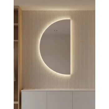 Zrcadlo Zrcadlo LED Moon Light | 90x45 cm | Nástěnné | 3 Barvy LED | Polský Výrobek