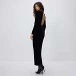 Reserved - Velurové šaty - černý - 926II-99X - 926II-99X-XL