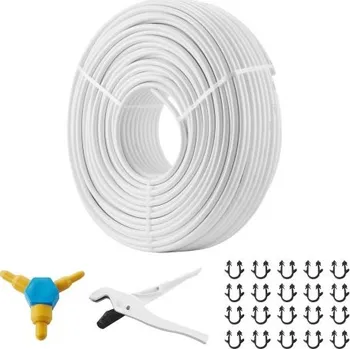 rozdělovač topení Trubka PEX-AL-PEX, 200 m, průměr 16 mm, hliníkovo-plastová kompozitní trubka, kyslíkově bariérová sálavá podlaha, PEX trubka, tloušťka 2 mm, sálavé podlahové vytápění, vnitřní hliníková vrstva, PEX trubka