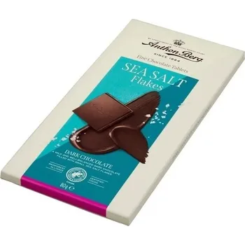 Cukrovinka Anthon Berg Hořká čokoláda s mořskou solí 80 g