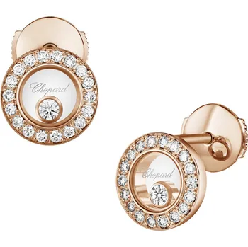 Náušnice Zlaté Náušnice Chopard Happy Diamonds 83A017-5201