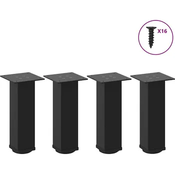 Jídelní stůl zahrada-XL Nohy ke konferenčnímu stolku 4 ks černé 42-44 cm ocelové 4012464