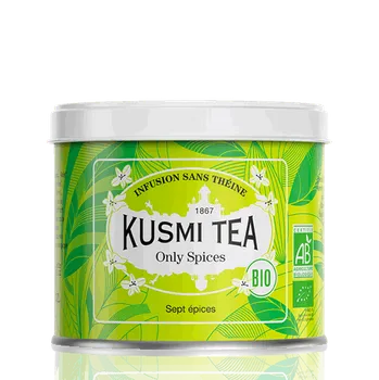 Kusmi Tea Sypaný bylinný čaj Only Spices Bio, kovová dóza 100 g 21678A1070