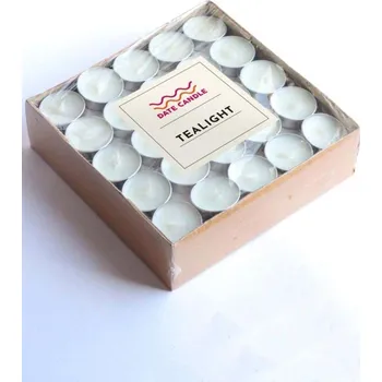 Svíčka Svíčka Tealight 6 x 100 - White