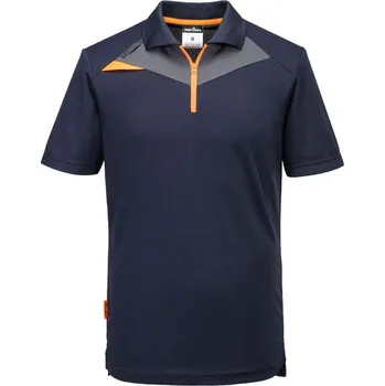 Pánské tričko PORTWEST Polokošile DX410 S/S, krátký rukáv POR-DX410NVRM M Navy