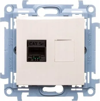 Elektrická zásuvka Internetová zásuvka nástěnná Kontakt-simon béžová