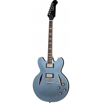 Elektrická kytara Epiphone Dave Grohl DG-335 (Včetně pevného pouzdra) PE Pelham Blue elektrická kytara