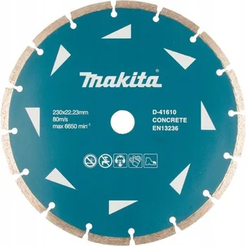 Řezný kotouč Makita D-41610 Segmentový diamantový kotouč 230x22,23 mm