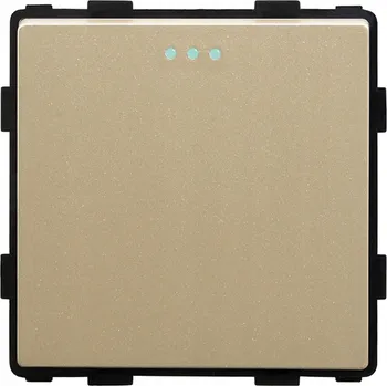 vypínač MODUL SCHODIŠŤOVÉHO SPÍNAČE JEDNOPÓLOVÝ KLASICKÝ TLAČÍTKOVÝ PRO MONTÁŽ DO RÁMEČKU