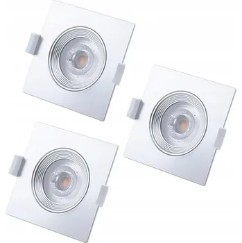 Kulaté bodové svítidlo Briloner stříbrné