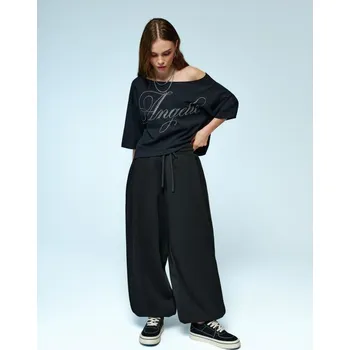 Dámské kalhoty Kalhoty barrel fit - XL - House - černá - 713JL-99X