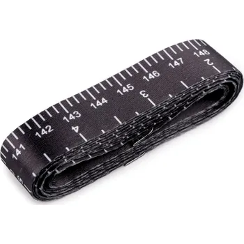 Saténový krejčovský metr, velké, 4 černá