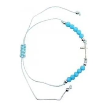 Set školních potřeb Różaniec 10-tka różańca niebieska z krzyżykiem