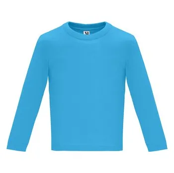 Chlapecké tričko Dětské tričko s dlouhým rukávem Baby, tyrkysová, Velikost 6M