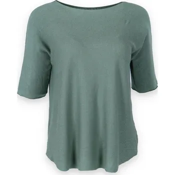 Dámská tunika Svetřík úplet s kr. rukávem 230 barva: zelená-khaki