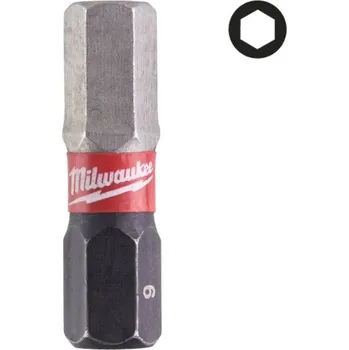 Příslušenství k nářadí MILWAUKEE Šroubovací bit Shockwave™ Impact Duty HEX6, 25mm, 3ks