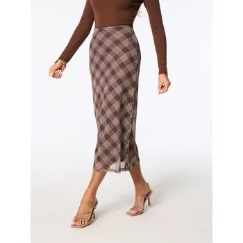 Dámské oblečení Sinsay - Kostkovaná midi sukně - jiné - 076GB-82P - 076GB-82P-S