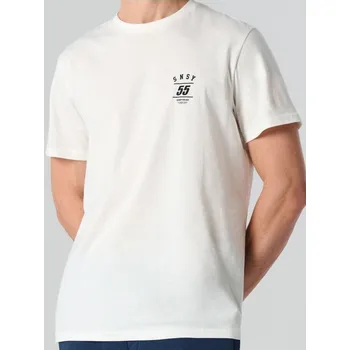 Sinsay - Bavlněná košilka s potiskem - krémová - 236HL-01X - 236HL-01X-2XL