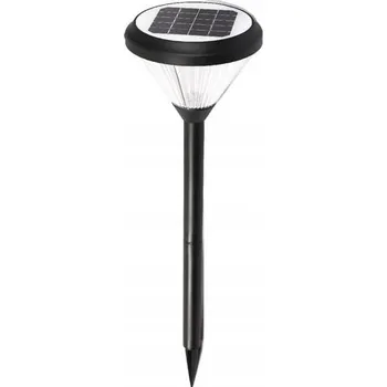 Venkovní osvětlení ZAPICHOVACÍ ZAHRADNÍ SOLÁRNÍ ZAHRADNÍ LAMPA KULATÁ 2W S BATERIÍ 2400mAh