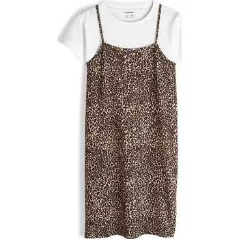 Dívčí šaty GATE Dvoudílná sada šatů a trička 10Y 425-0801/28