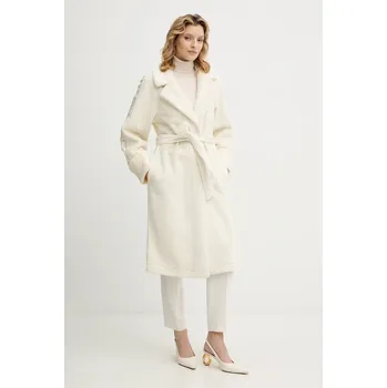 Dámský kabát Kabát Guess LUCREZIA W5BL63.W4200 béžová 01X, vel. L