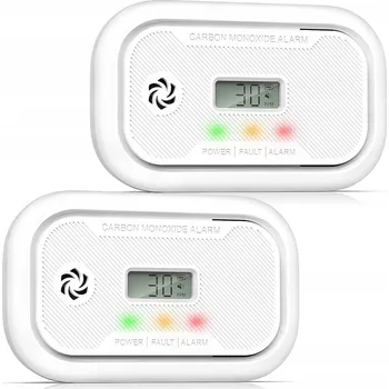 Detektor CO 2x DETEKTOR OXIDU UHELNATÉHO DETEKTOR OXIDU UHELNATÉHO LCD PUTOGESAFE ZA327