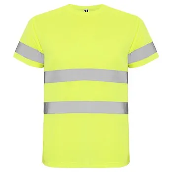 Pánské tričko Pánské reflexní tričko Delta, svítivě žlutá, Velikost 4XL