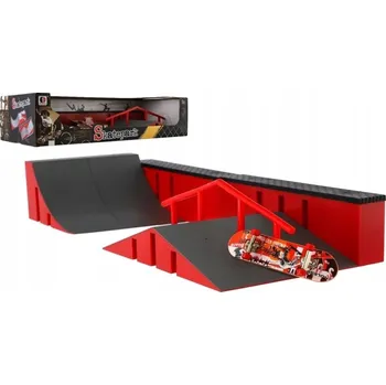 fingerboard Skatepark - skateboard prstový šroubovací plast 9 cm