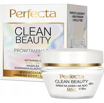 Pleťový krém Hydratační krém na obličej Perfecta Clean Beauty 0 SPF den a noc 50 ml