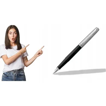 Plnicí pero Parker Jotter černo-stříbrné
