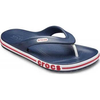 Dámské žabky Nazouváky CROCS BAYABAND FLIP NAVY 205393-4CC velikost M13 48-49