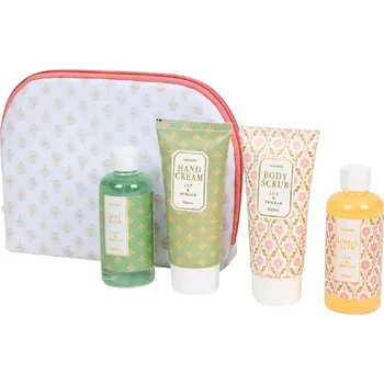 Kosmetická sada Dárková sada SPA s kosmetickou taštičkou: gel, peeling, pěna, krém - mix