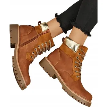 Dámská zimní obuv Velbloudí dámské kotníkové boty typu traper Maestroe, velikost 38