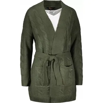 Dámský svetr Kixmi dámský svetr zelený oversize délka do boků velikost S