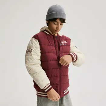 Chlapecká bunda Reserved - Bunda bomber - hnědá - 795HF-83X - 795HF-83X-116