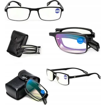 Brýle na čtení SKLÁDACÍ Brýle PLUSY na ČTENÍ a k POČÍTAČI +0.50 Blue Light ANTYREFLEXNÍ