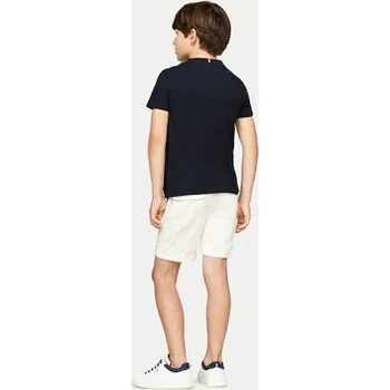 Pánská móda Tommy Hilfiger T-Shirt KB0KB09028 Tmavomodrá Regular Fit 10Y