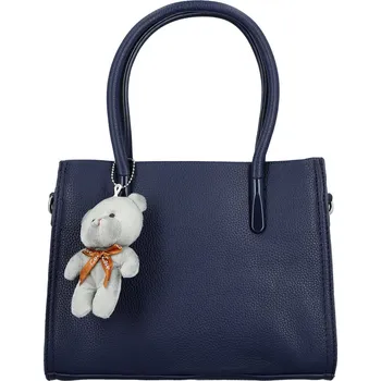 Kabelka Módní dámská koženková kabelka do ruky Armin, tmavě modrá