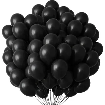 Balónek Latexové balónky černé 100ks