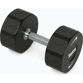 Chromovaná činka Nike Strength Pro Urethane Dumbbell 26 kg black/white