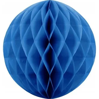 Obraz Papírová koule 20 cm modrá dekorace narozeniny